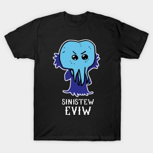 D20 Kawaii Cute Sinister Evil Mindflayer T-Shirt